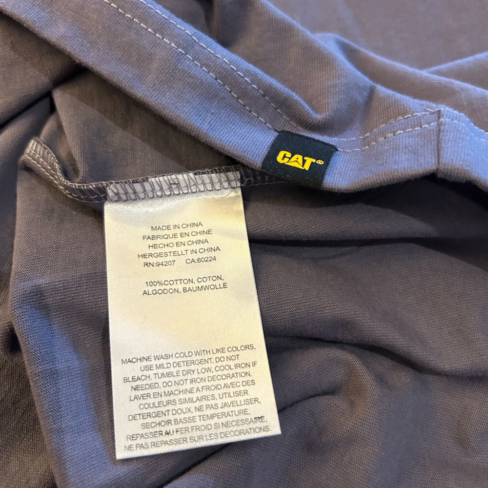 NWT CAT x RECLAIMED LA EXCLUSIVE‎ UO Layered Long Sleeve Tee in Graystone M - Picture 10 of 13